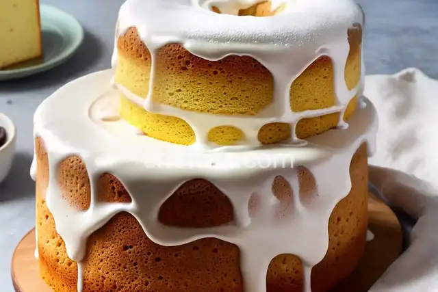 Classic Chiffon Cake With Vanilla Chantilly Recipe