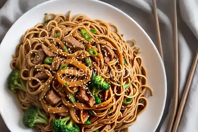 Classic Lo Mein (Noodles)