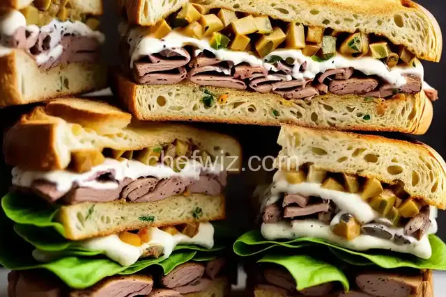 Classic New Orleans Muffuletta Sandwich Recipe