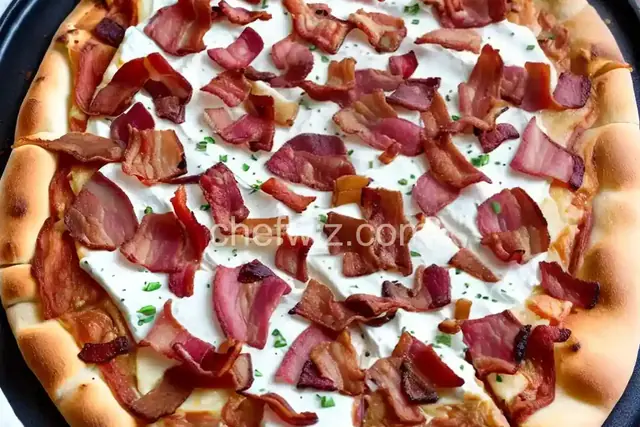 Classic Tarte Flambée (Alsatian Pizza With Fresh Cheese, Onions, and Bacon) Recipe