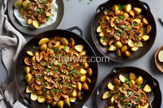 Classy Chanterelle Mushrooms and Potatoes