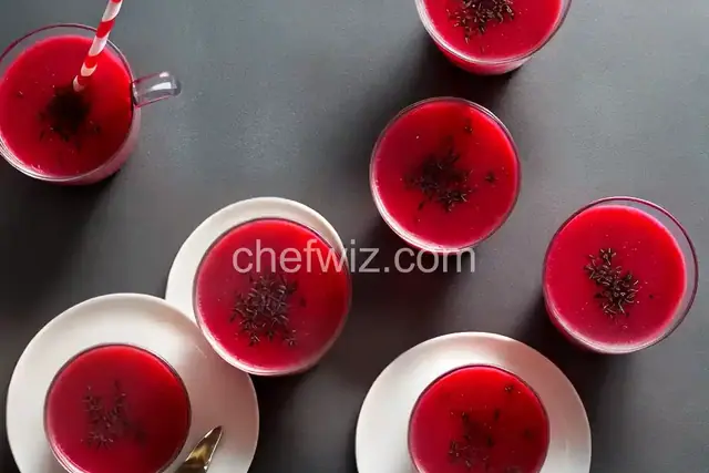 Clean and Refreshing Red Shiso Juice