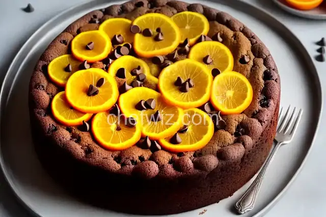 Clementine and Chocolate Chip Cake