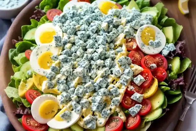 Cobb Salad with Blue Cheese Dressing