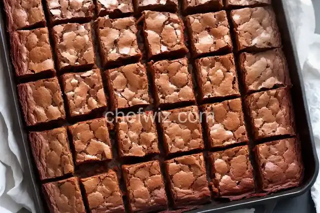 Cobweb Brownies