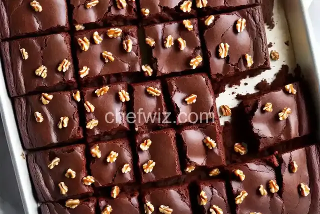 Cocoa Brownies with Browned Butter and Walnuts