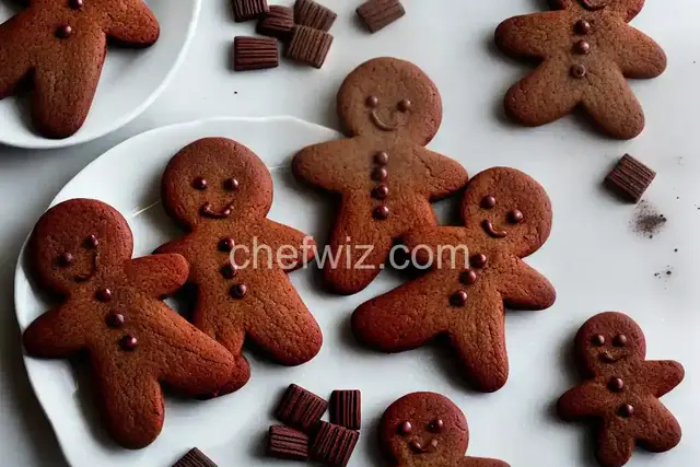 Cocoa Gingerbread Men