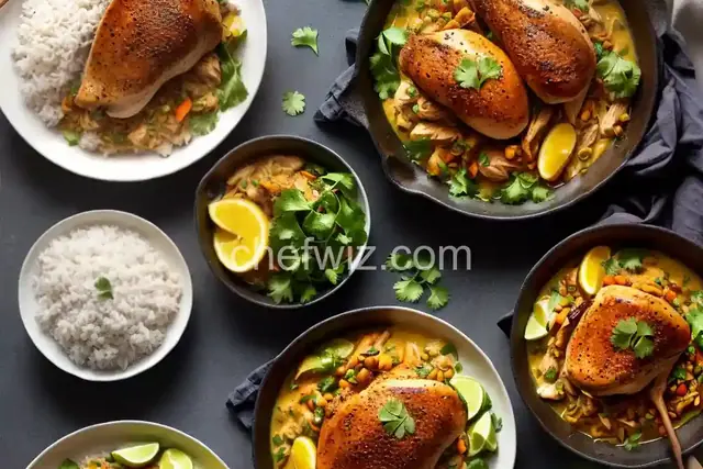 Coconut- and Ají Amarillo–Braised Chicken Recipe