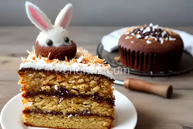 Coconut Bunny Butt Cake