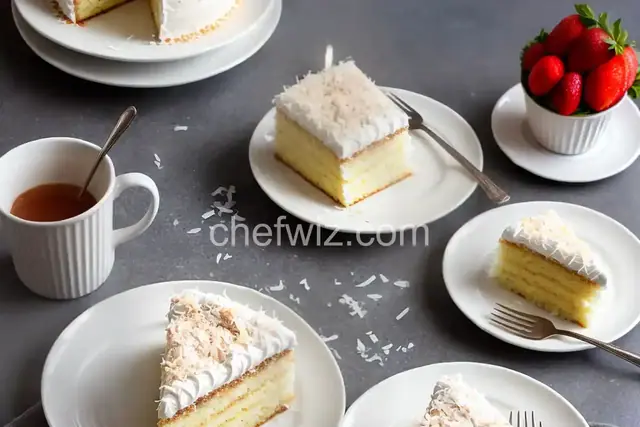 Coconut Cake with 7-Minute Frosting