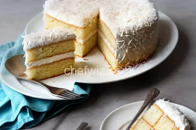 Coconut Coconut Milk Cake