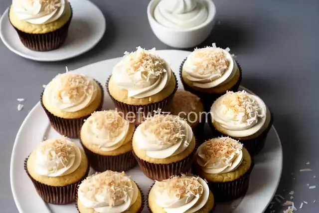 Coconut Cream Cupcakes