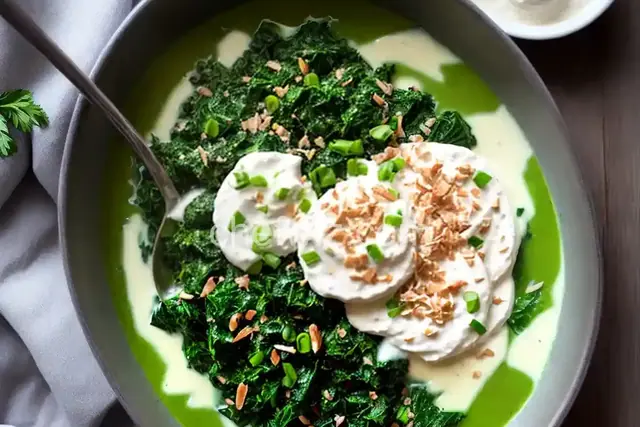 Coconut Creamed Greens