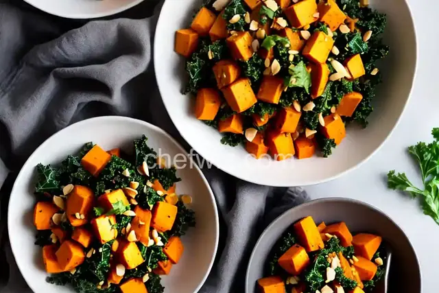 Coconut Curried Kale and Sweet Potato