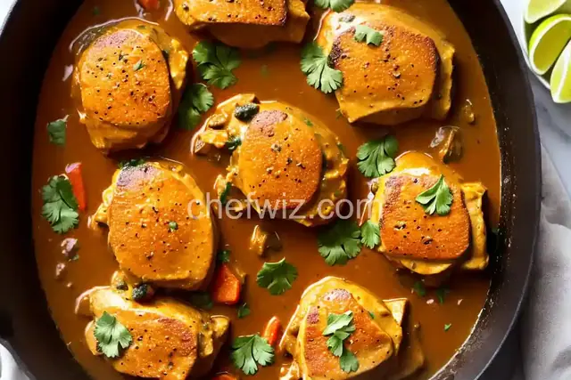 Coconut-Curry Braised Chicken Thighs