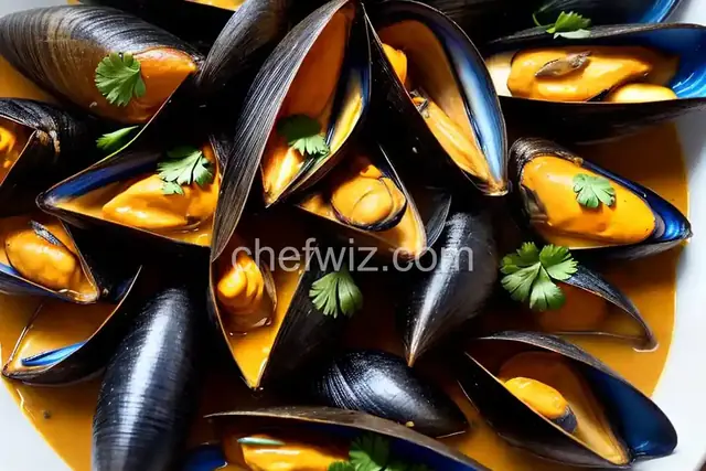 Coconut-Curry Mussels