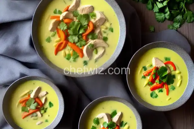 Coconut Curry Soup with Chicken