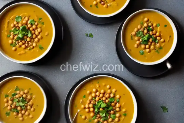Coconut-Ginger Chickpea Soup