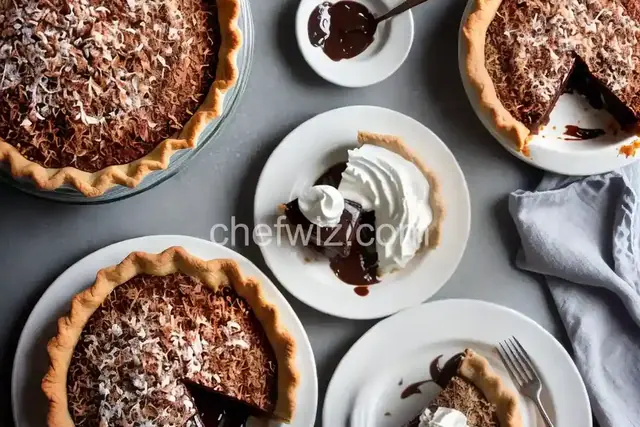 Coconut (Haupia) and Chocolate Pie