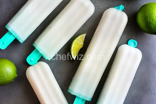 Coconut Key Lime Ice Pops