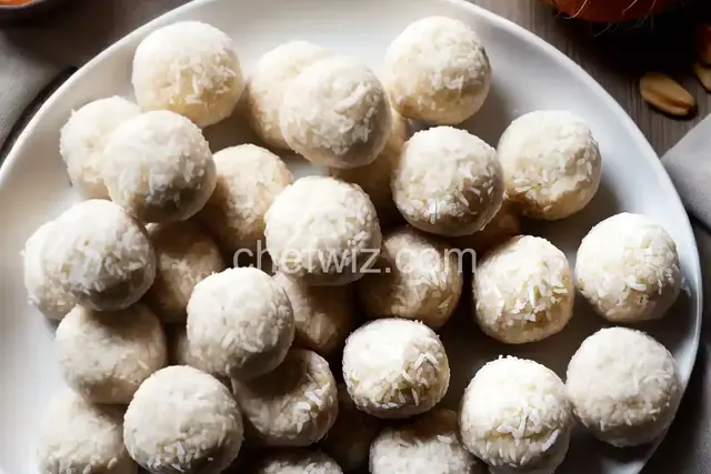 Coconut-Peanut Mochi Balls