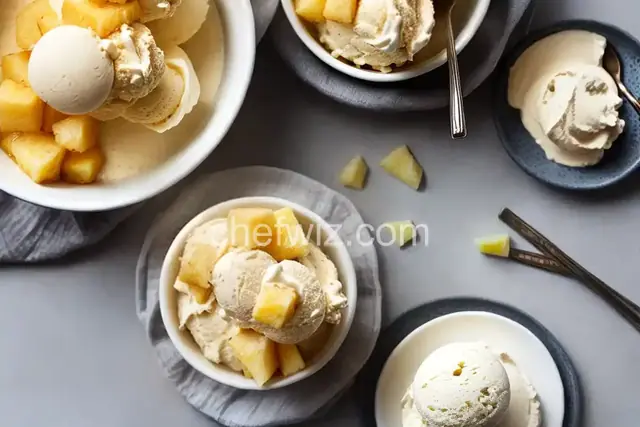 Coconut-Pineapple Ice Cream