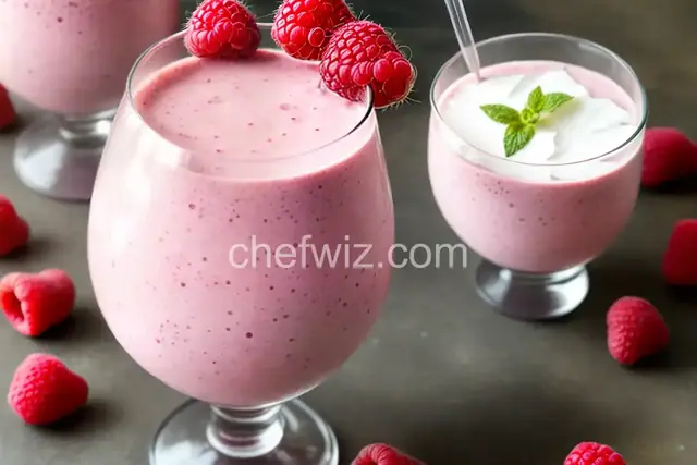 Coconut Raspberry Smoothie