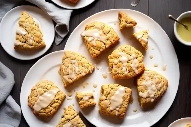 Coconut Scones with Coconut Glaze