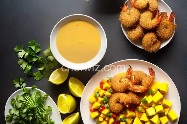 Coconut Shrimp and Mango Dipping Sauce