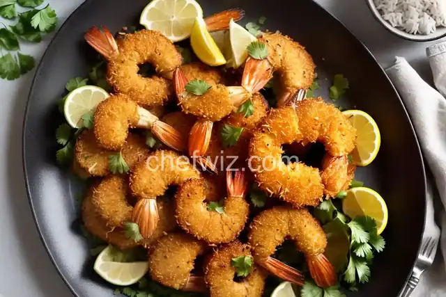 Coconut Shrimp with Cilantro Rice