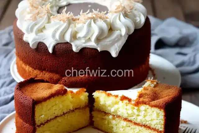 Coconut Sour Cream Cake