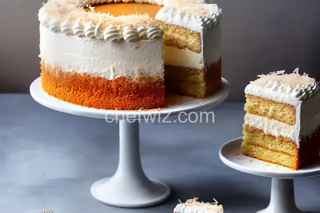 Coconut Tres Leches Cake