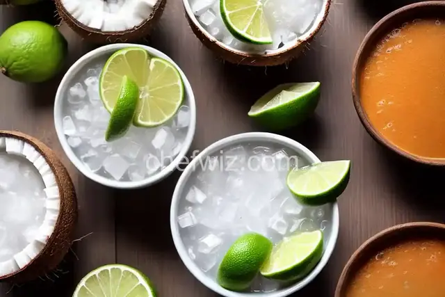 Coconut Water and Lime Rickey