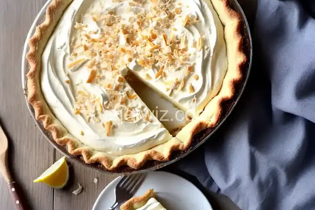 Coconut and Lemon Cream Pie