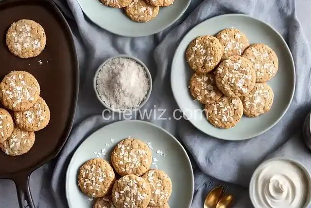 Coconut and Oatmeal Drop Cookies