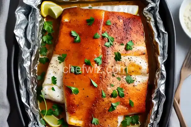 Cod Baked in Foil