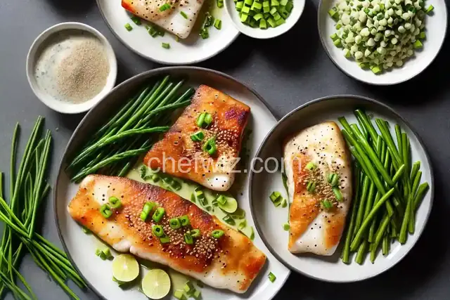 Cod With Scallion-Sesame Butter