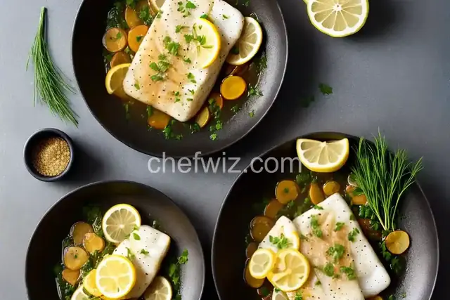 Cod with Lemon, Garlic, and Chives
