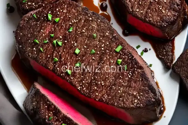 Coffee-Crusted Beef Tenderloin Steak