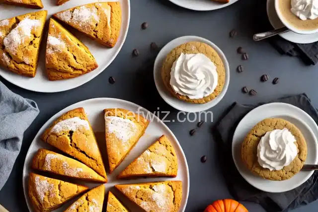 Coffee Shop Pumpkin Scones