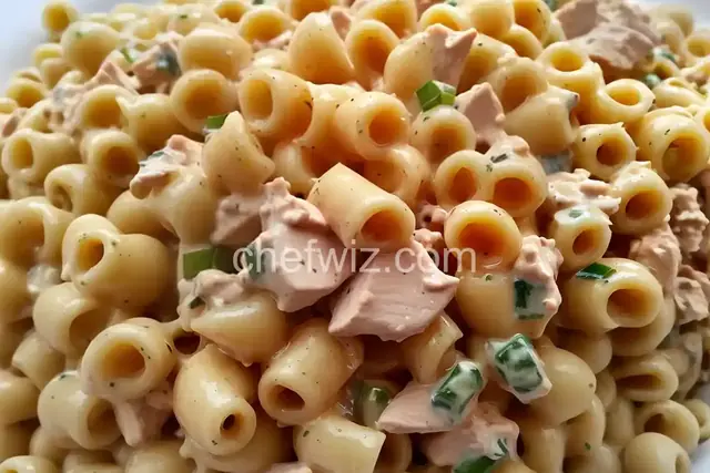 Cold Chicken Macaroni Salad