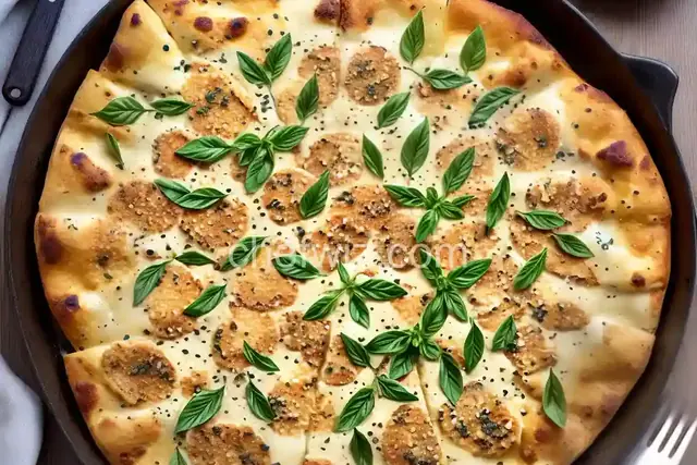 Cold Fermented Fontina, Parmigiano, and Oregano Pizza Recipe