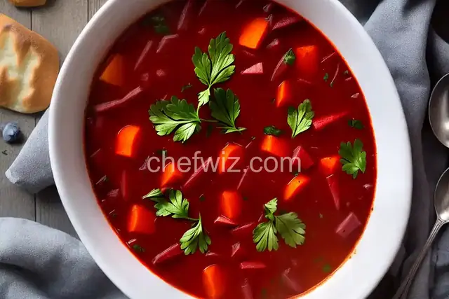 Cold Russian Borscht