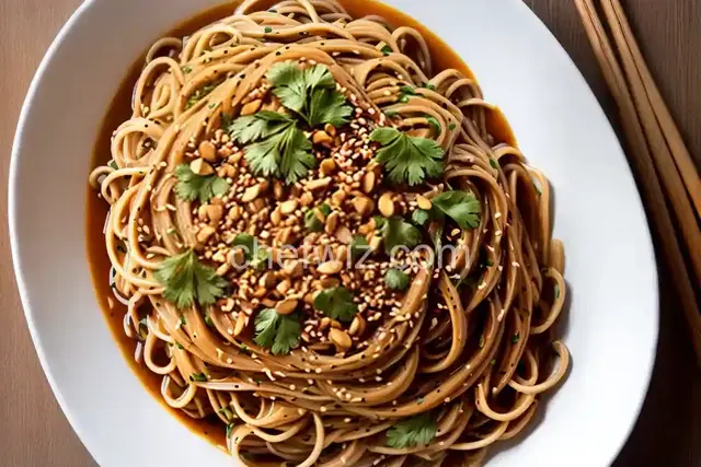 Cold Sesame Noodles with Spicy Peanut Sauce
