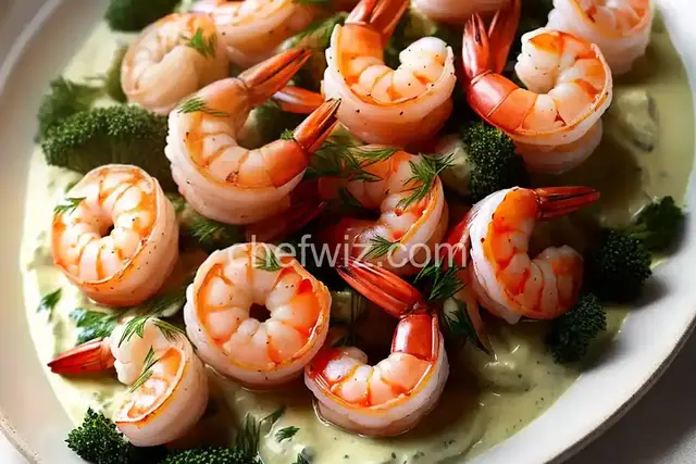Cold Shrimp in Dill Cream Sauce