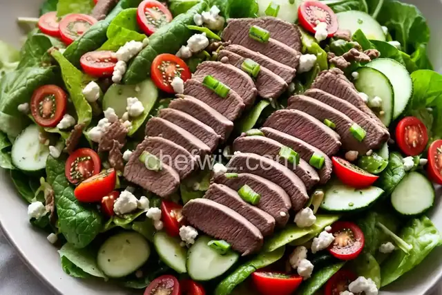 Cold Steak Salad With Cucumber and Ponzu-Mustard Vinaigrette Recipe