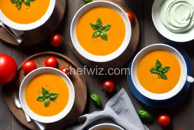 Cold Tomato Cucumber Soup