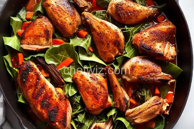 Collard Greens with Smoked Turkey Wings