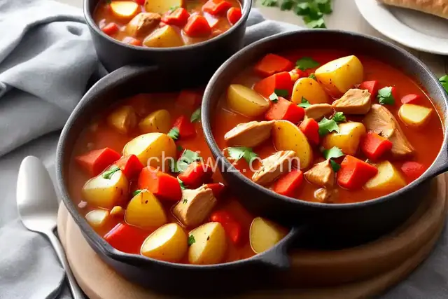 Colombian Chicken Stew With Potatoes, Tomato, and Onion Recipe
