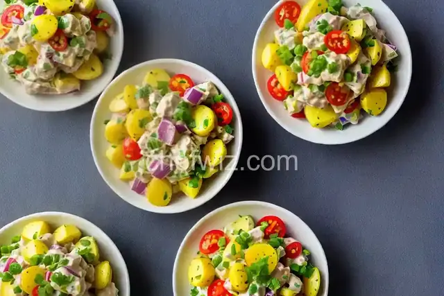 Colorful and Easy Potato Salad